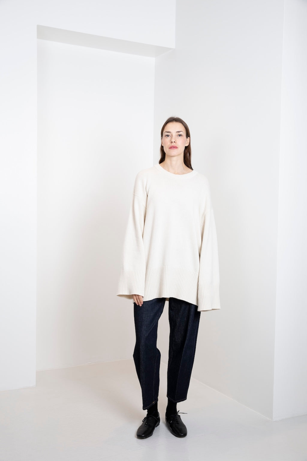 CASHMERE OVERSIZED SWEATER PIETRA