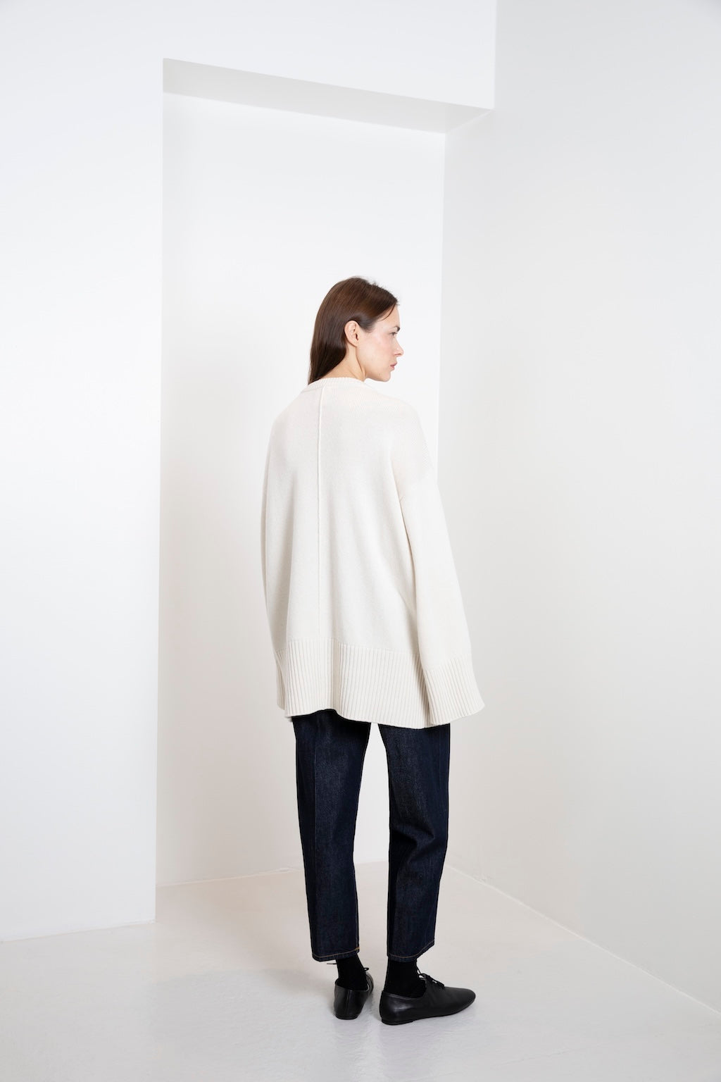 CASHMERE OVERSIZED SWEATER PIETRA