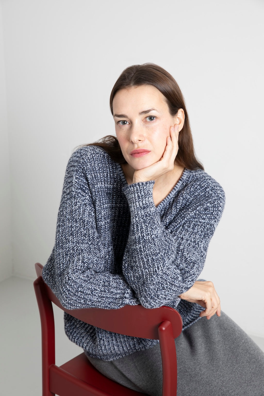 CASHMERE FISHERMAN SWEATER