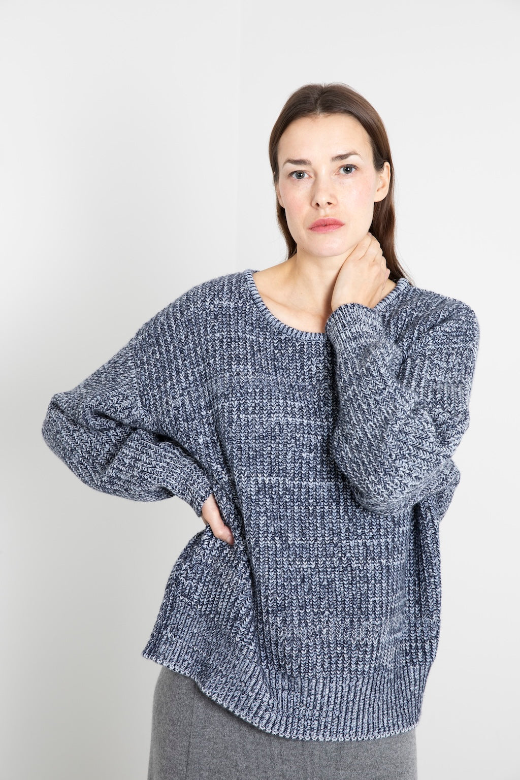 CASHMERE FISHERMAN SWEATER