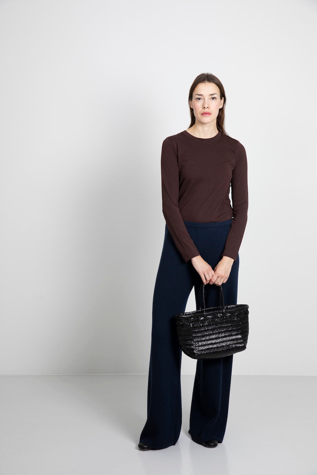 CASHMERE DOUBLE-FACE TROUSERS