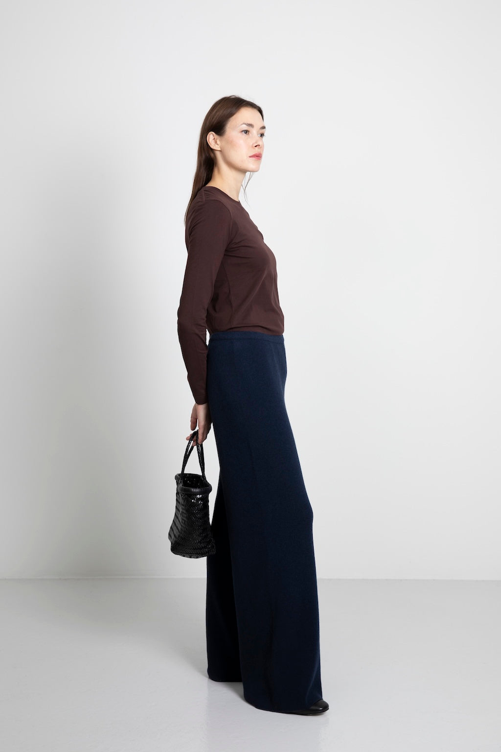 CASHMERE DOUBLE-FACE TROUSERS
