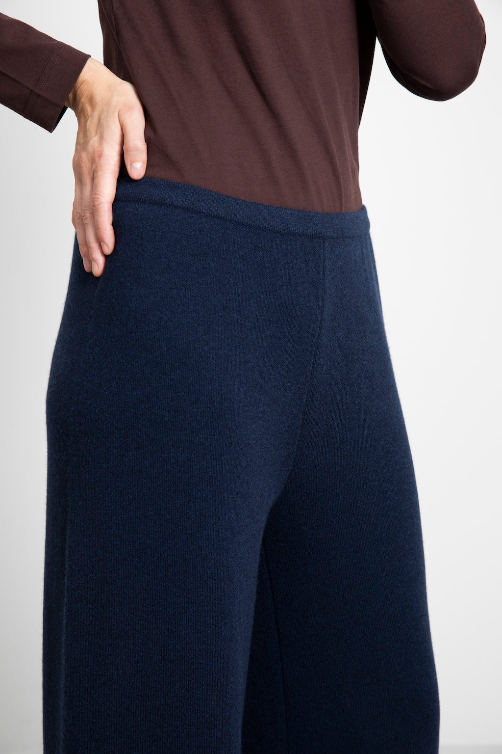 CASHMERE DOUBLE-FACE TROUSERS
