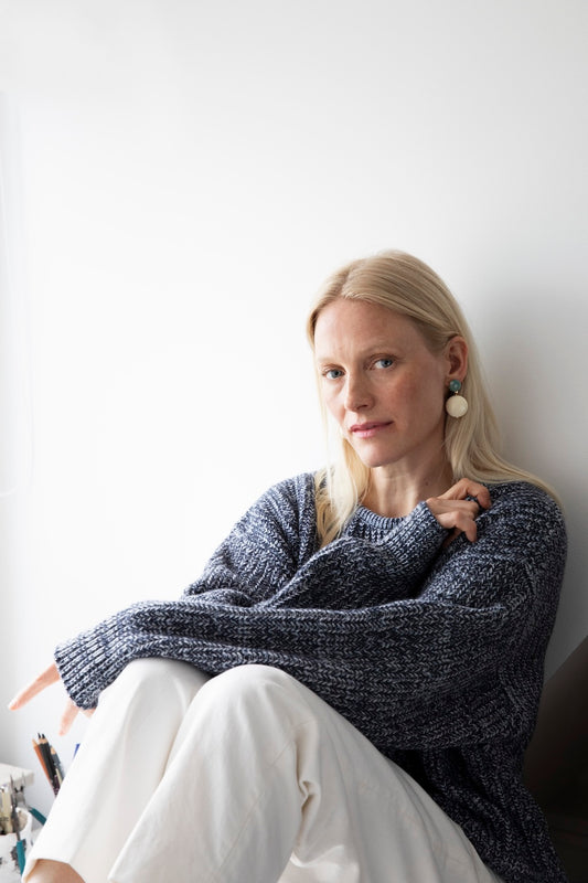 CASHMERE FISHERMAN SWEATER