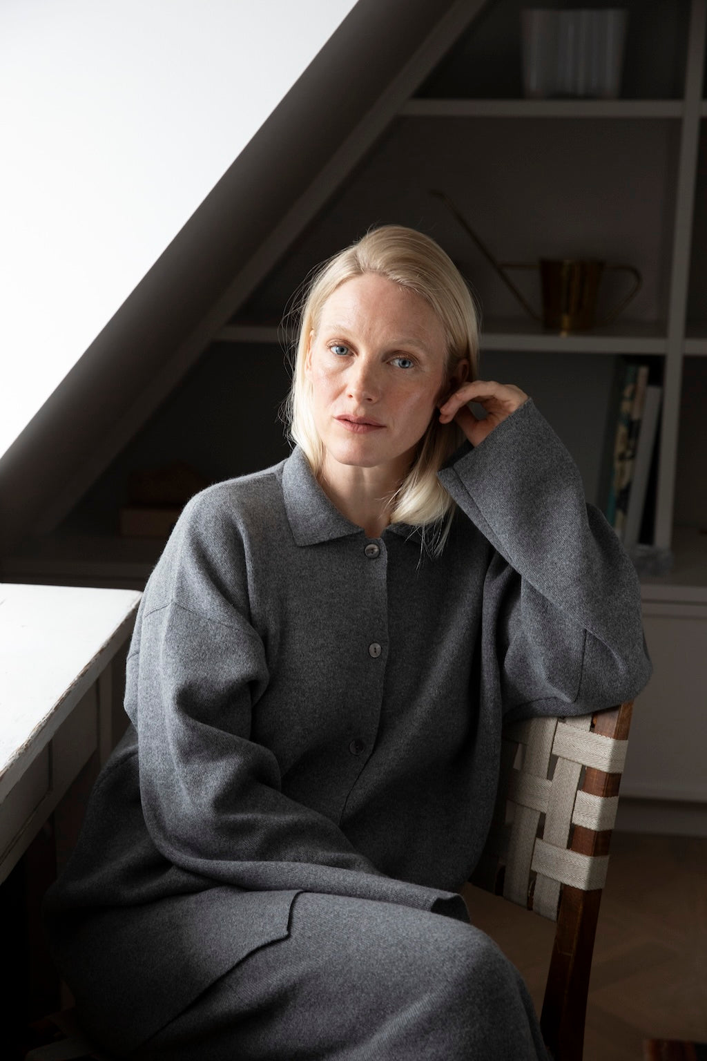 CASHMERE DOUBLE-FACE CARDIGAN