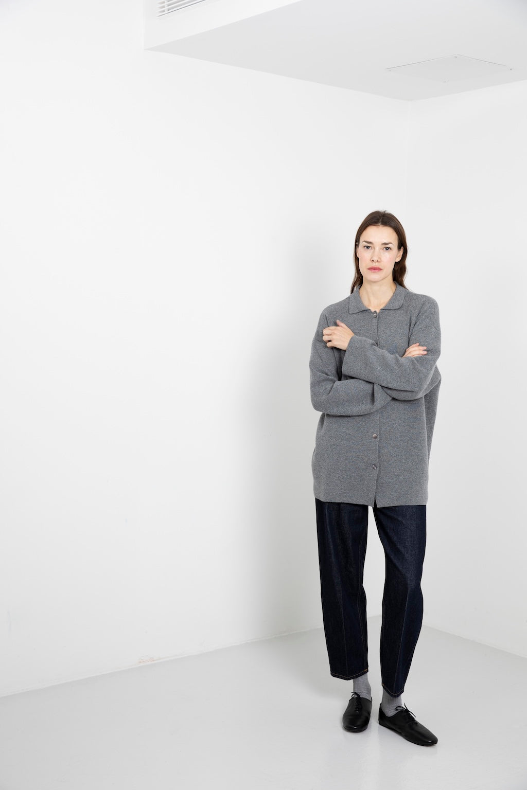 CASHMERE DOUBLE-FACE CARDIGAN