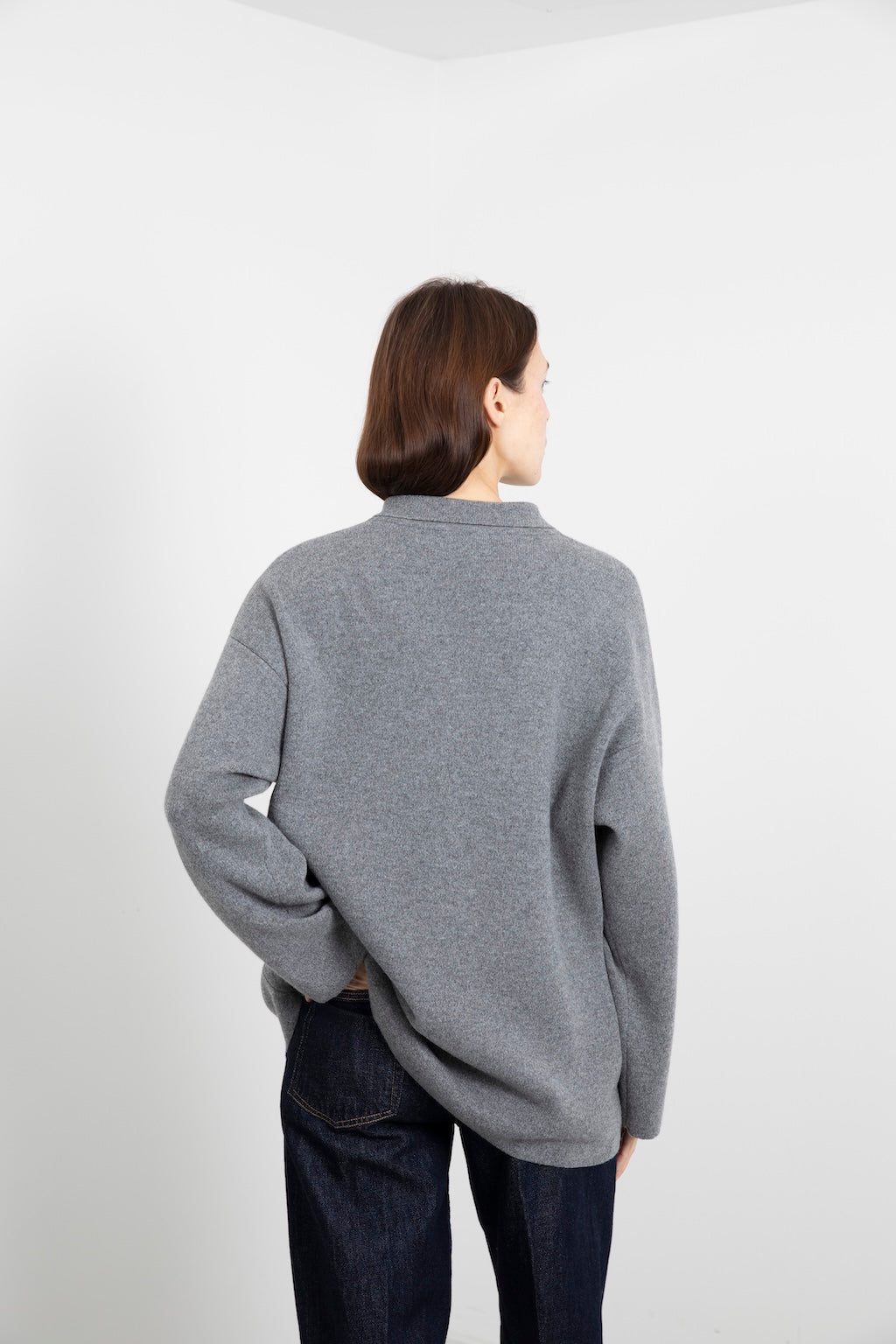 CASHMERE DOUBLE-FACE CARDIGAN