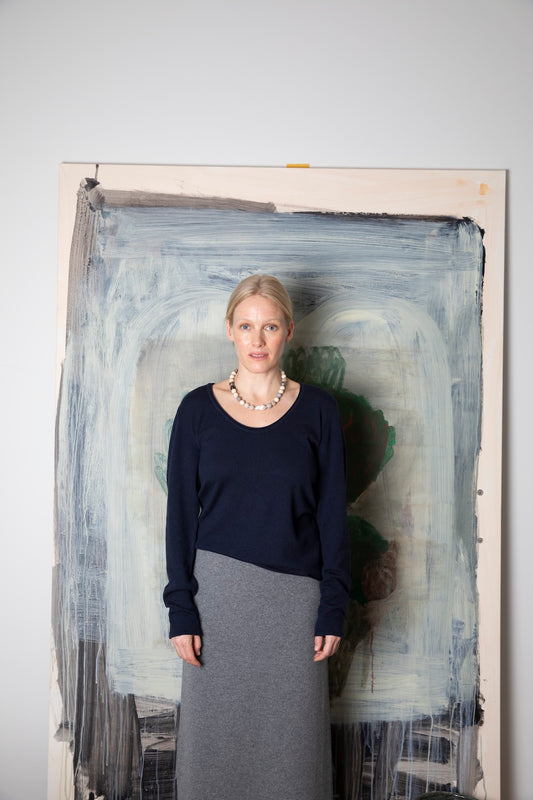CASHMERE SCOOP NECK SWEATER