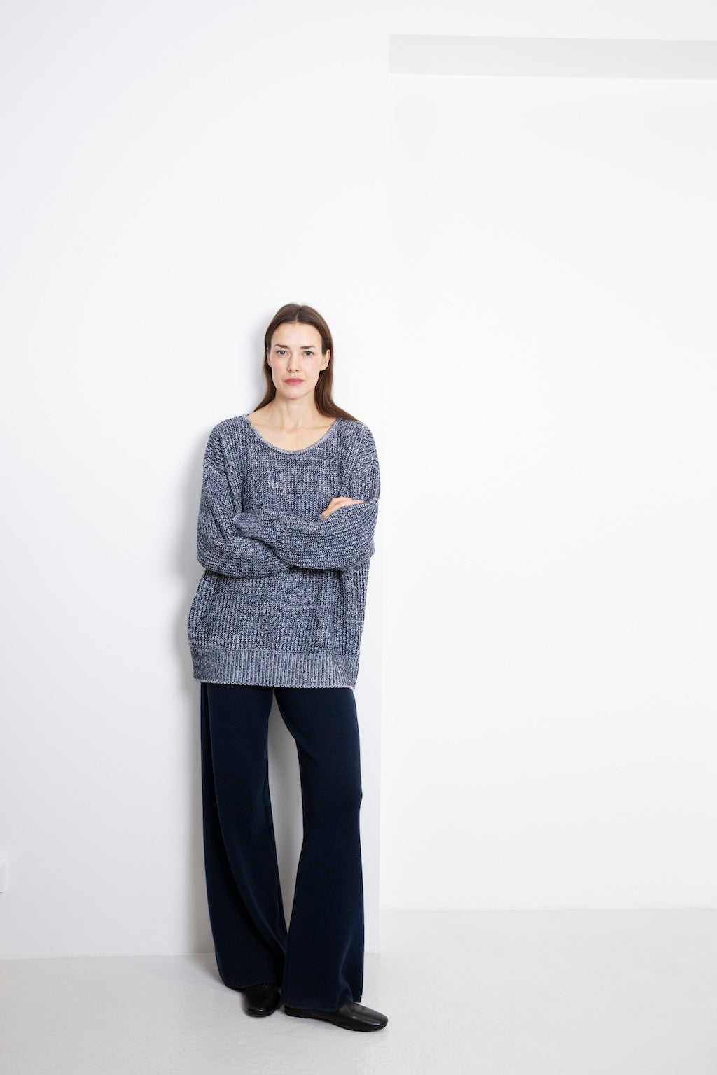 CASHMERE FISHERMAN SWEATER