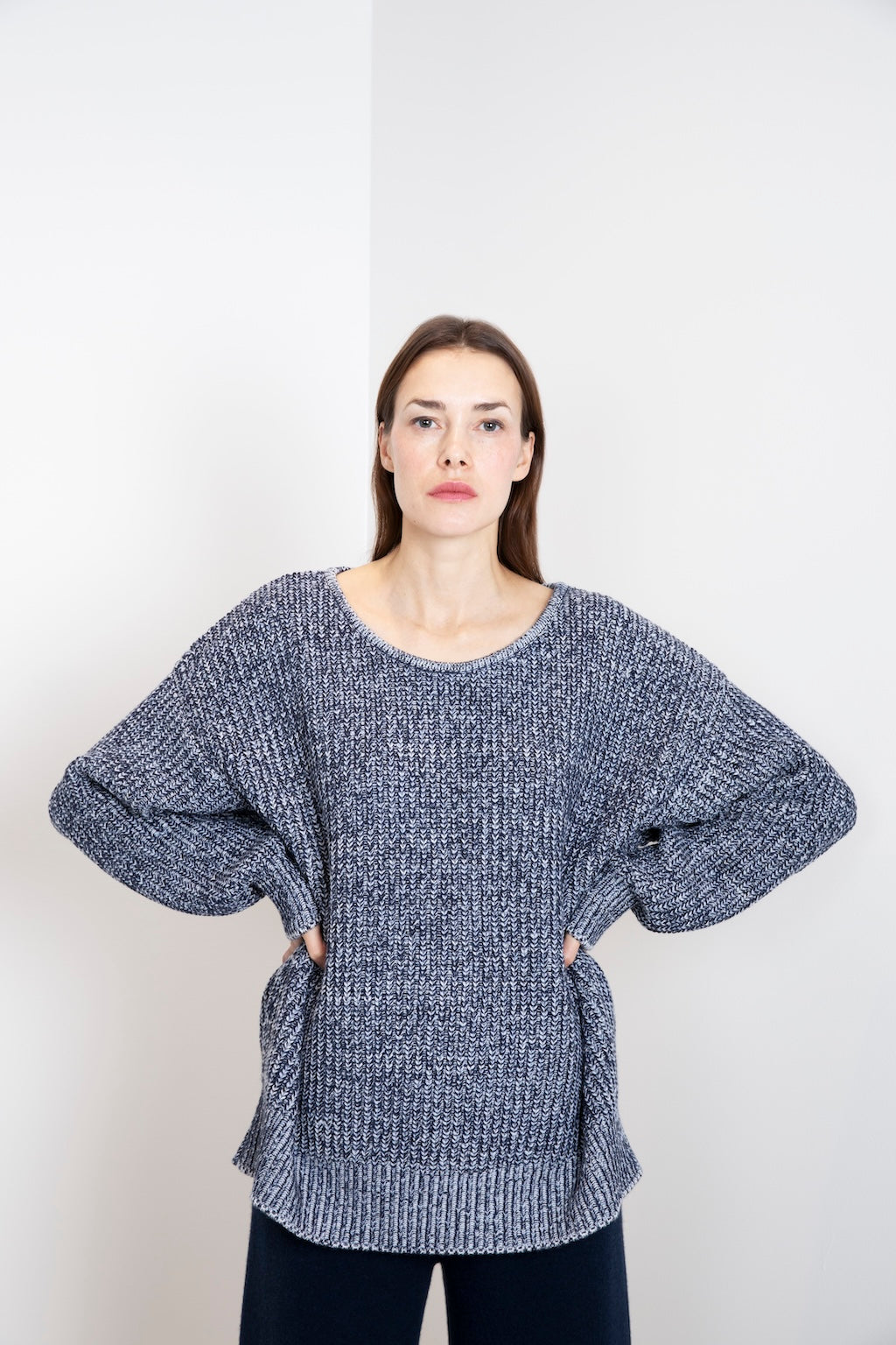 CASHMERE FISHERMAN SWEATER