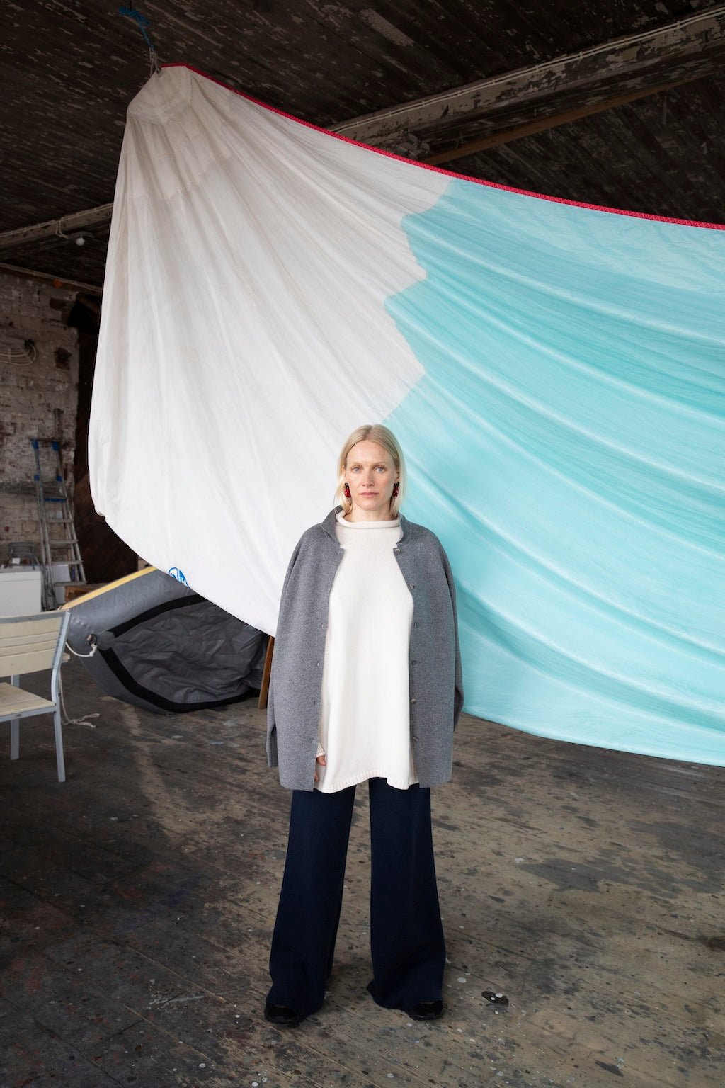 CASHMERE DOUBLE-FACE TROUSERS