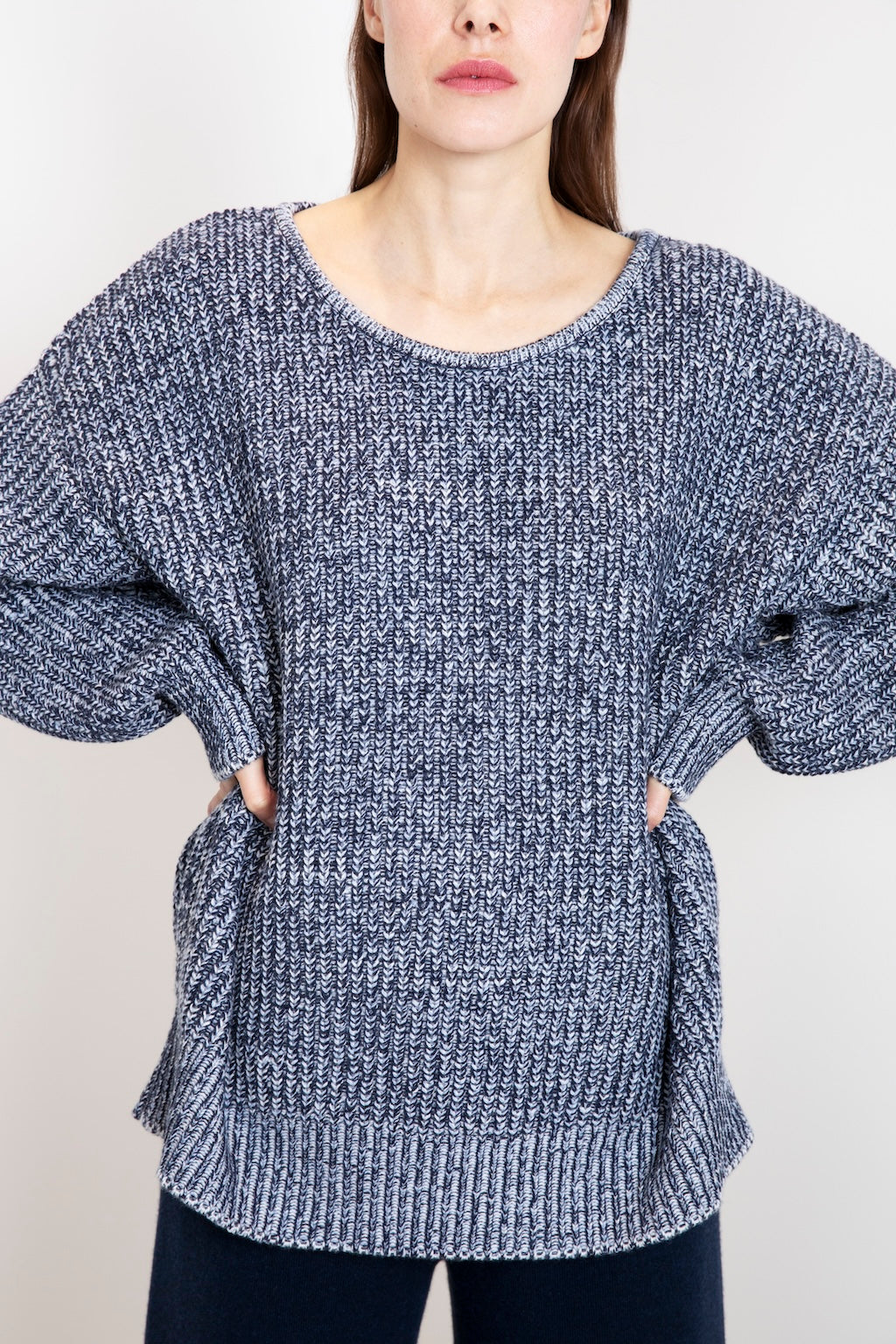 CASHMERE FISHERMAN SWEATER