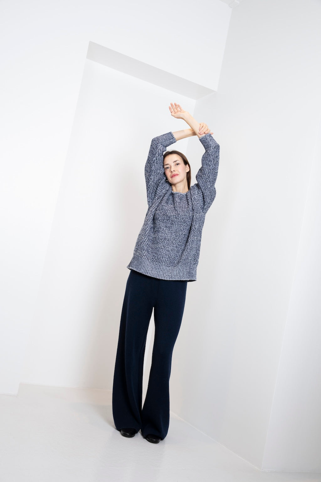 CASHMERE FISHERMAN SWEATER